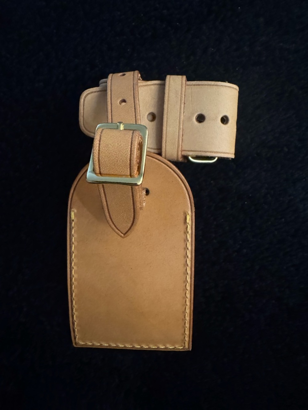 Louis Vuitton Leather Luggage Tag - Picture 2 of 4